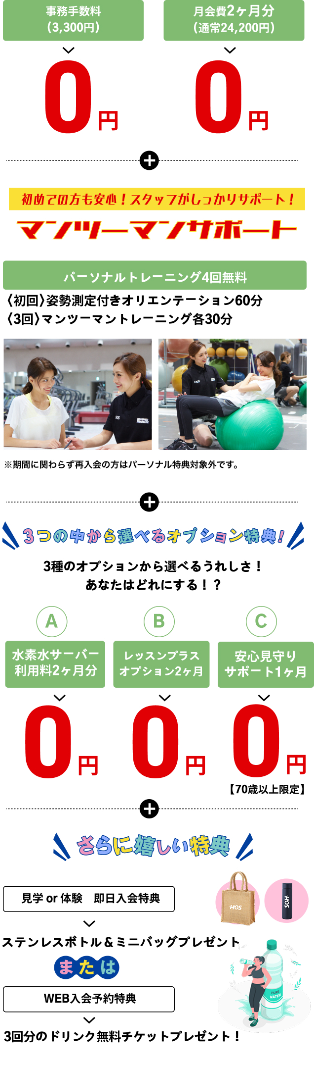 秋の入会キャンペーン詳細